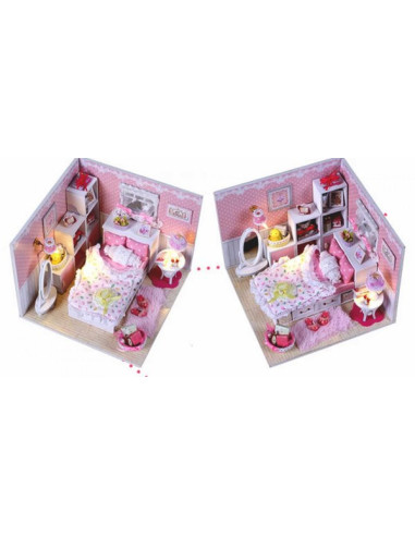 Kit DYI Miniatură Camera Roz